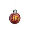 Picture of Arches Round Red Glitter Ornament