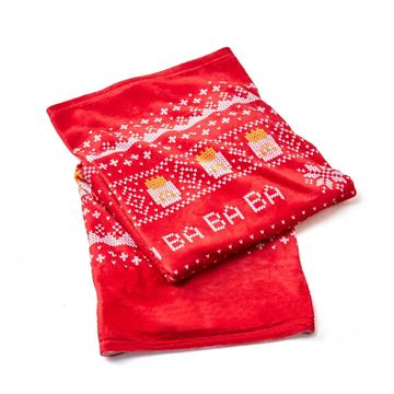 Picture of Holiday Sweater Pattern Plush Blanket