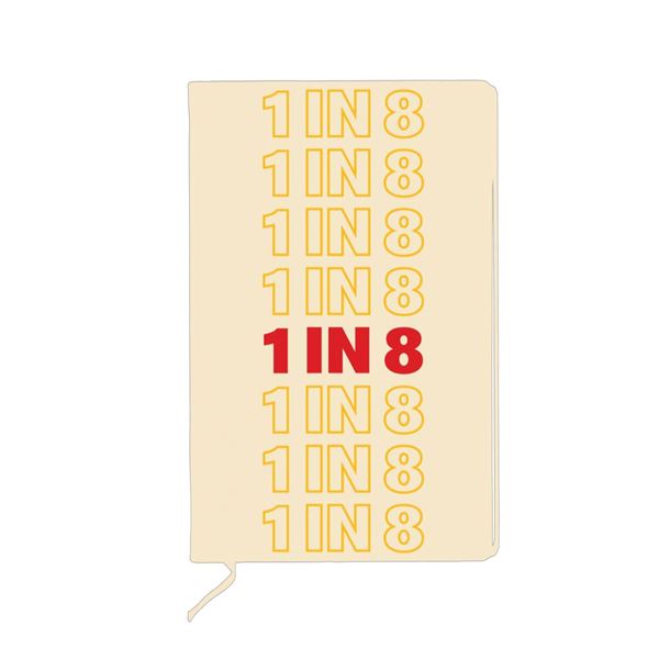 Picture of 1 in 8 Hardcover Journal  5" x 7"