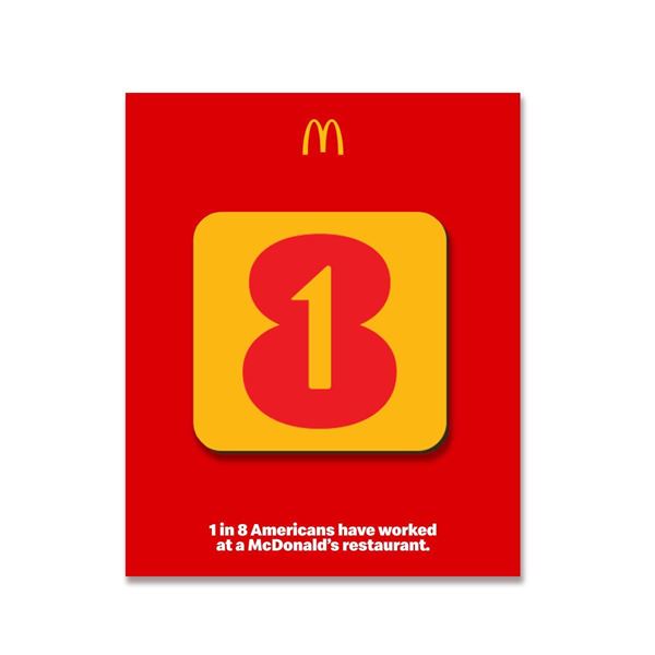 Picture of 1 in 8 Lapel Pin & Card