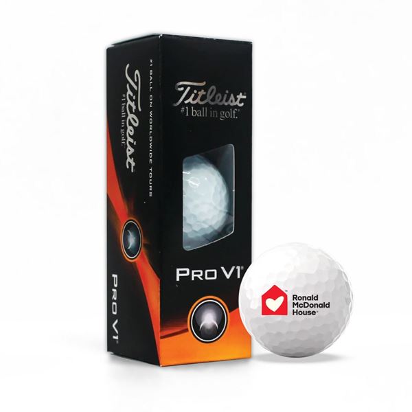 Picture of Ronald McDonald House Titleist Pro V1 Golf Balls 3/PK