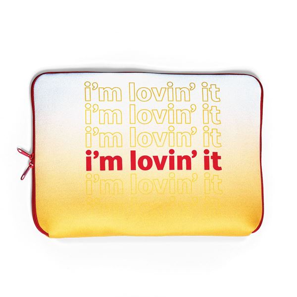 Picture of i'm lovin' it Zip-up Laptop Sleeve