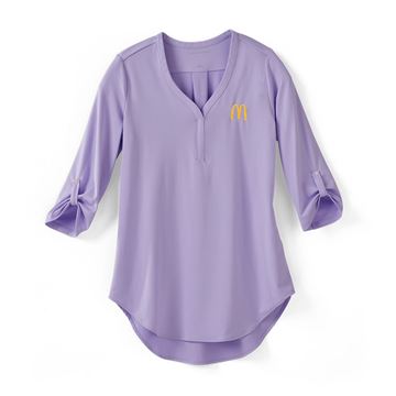 Picture of Arches Ladies' Stretch 3/4 Sleeve Lavender Tunic