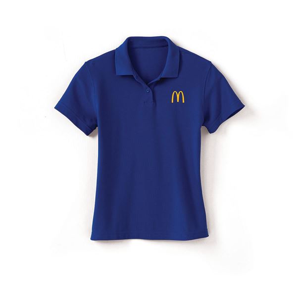 Picture of Ladies' Arches Royal Blue Pique Polo