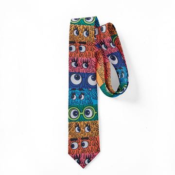 Picture of Stacked Fry Friends Neck Tie