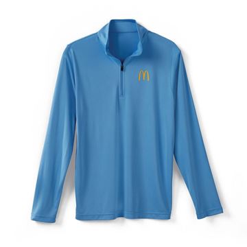Picture of Men's Arches Light-Blue 1/4 Zip Pullover