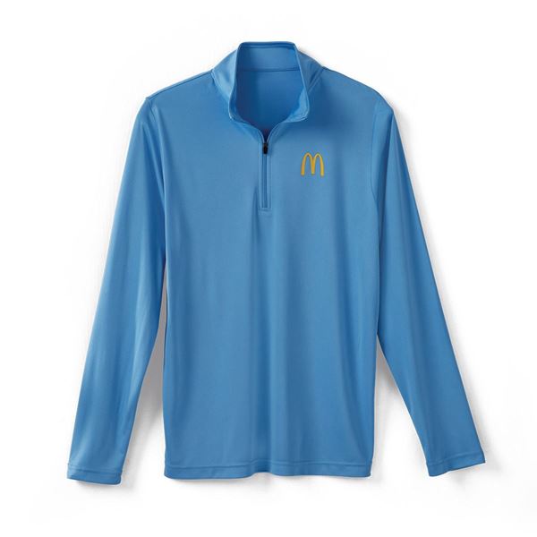 Picture of Men's Arches Light-Blue 1/4 Zip Pullover