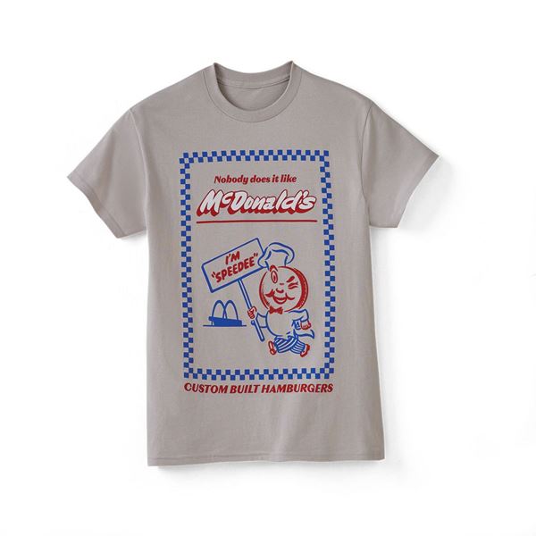 Picture of Retro Speedee Checkered Graphic T-Shirt