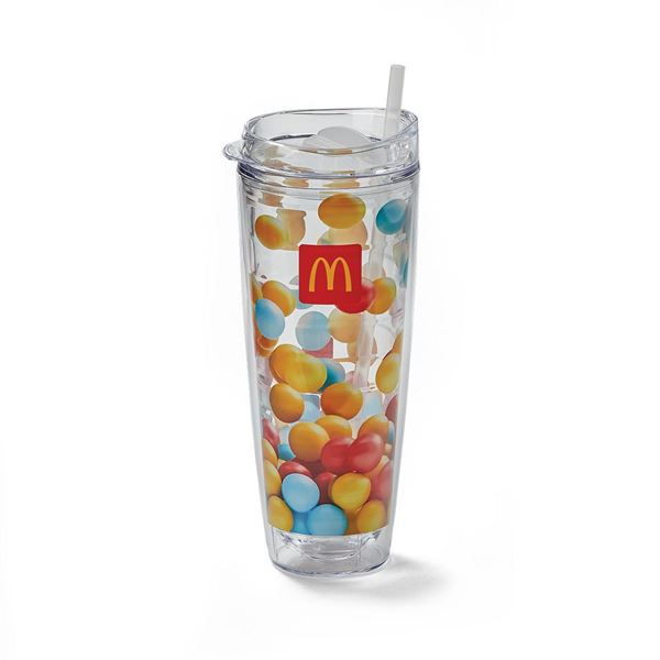 Picture of Ball Pit Tritan™ 26 oz Tumbler with Straw