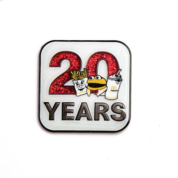 Picture of 20 Year Anniversary Glitter Lapel Pin