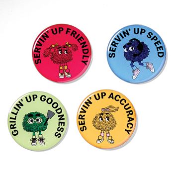 Picture of Fry Friends Recognition Lapel Pin 4-Pack
