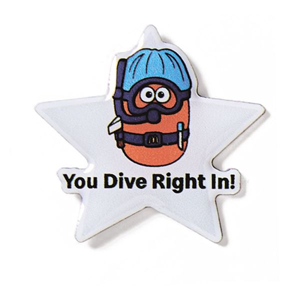 Picture of Diver McNugget Buddy Lapel Pin