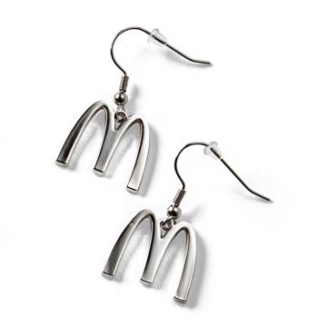 Picture of Silver Plated Arches Earrings