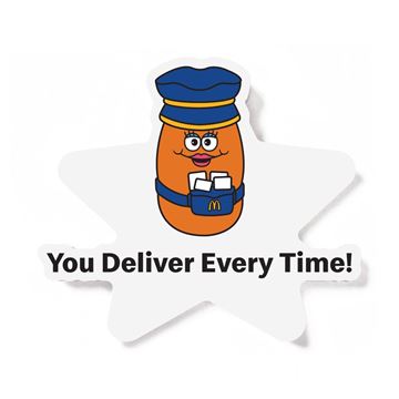 Picture of Mail Delivery McNugget Buddy Lapel Pin