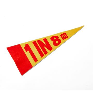 Picture of 1 in 8 Felt Pennant 5" x 12" 