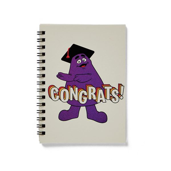 Picture of Congrats Graduate Grimace Mini Notebook