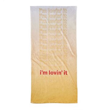 Picture of I’m lovin' it Ombre Beach Towel