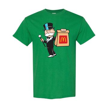 Picture of Mr. Monopoly Green T-Shirt
