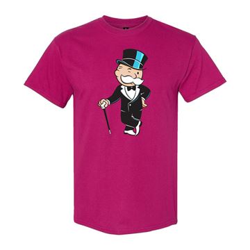 Picture of Mr. Monopoly Pink T-Shirt