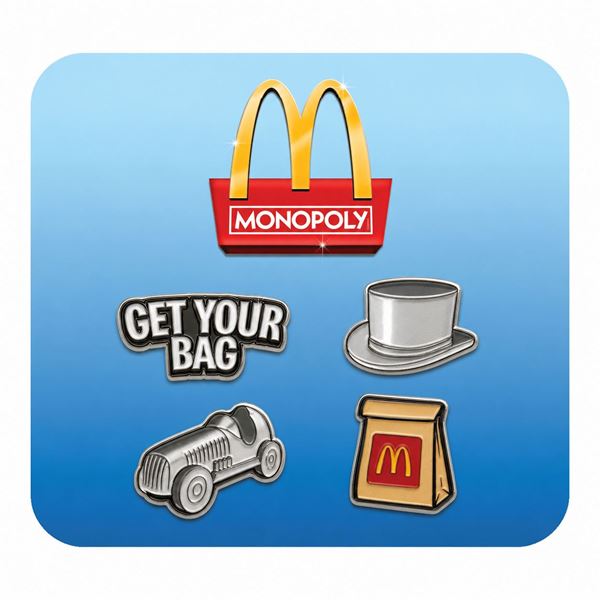 Picture of Monopoly Game Piece Pin Set
