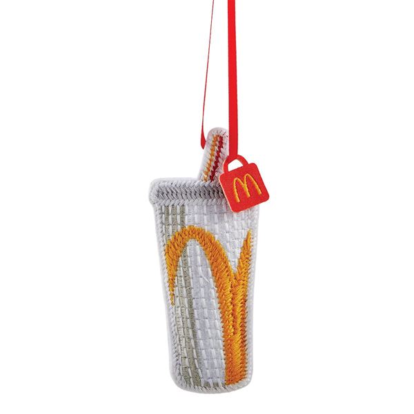 Picture of Drink Cup Embroidered Ornament