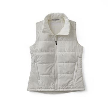 Picture of Wordmark White Ladies' Quilted Vest