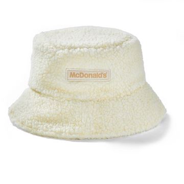 Picture of Wordmark White Sherpa Bucket Hat