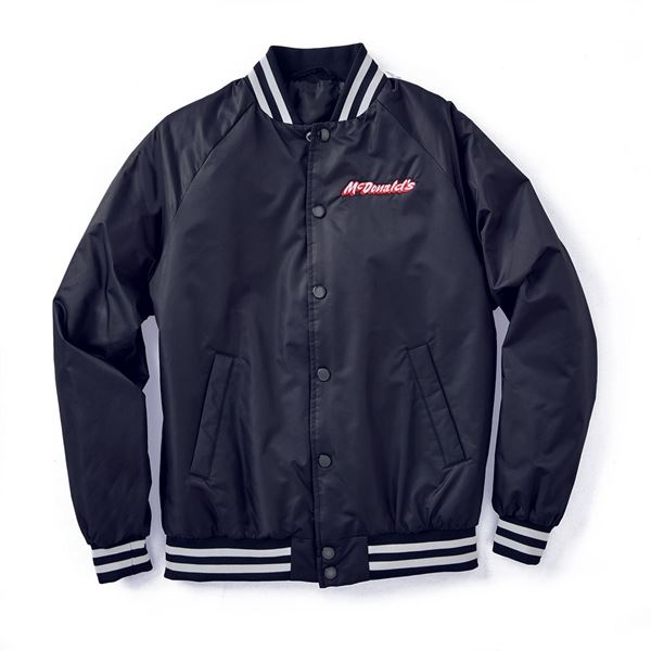 Picture of Speedee Varsity Satin Bomber Jacket
