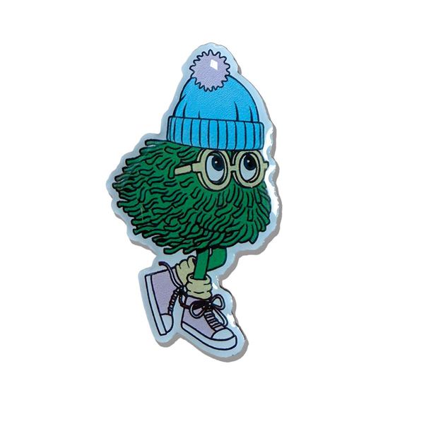 Picture of Green Winter Fry Friend Lapel Pin