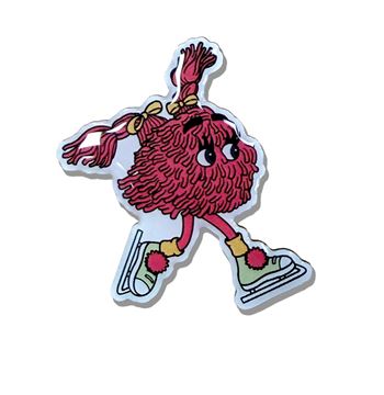 Picture of Ice-Skating Pink Fry Friend Lapel Pin