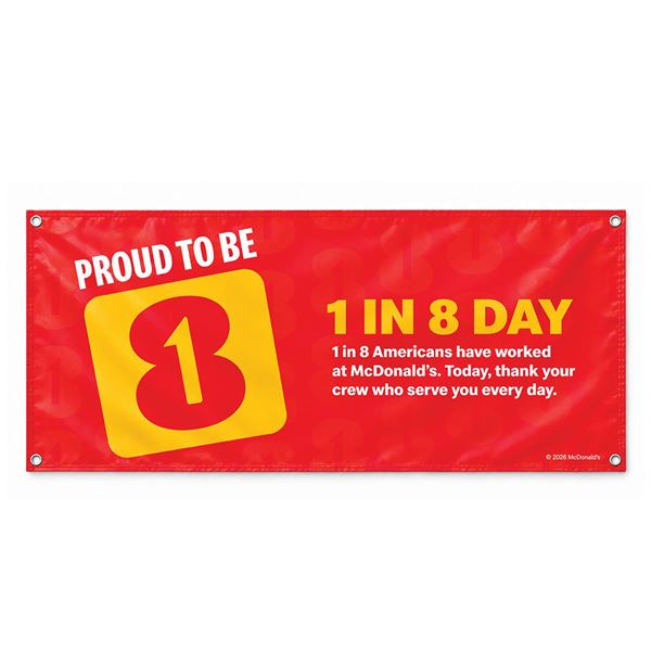 Picture of 1 in 8  2' x 4' Banner 