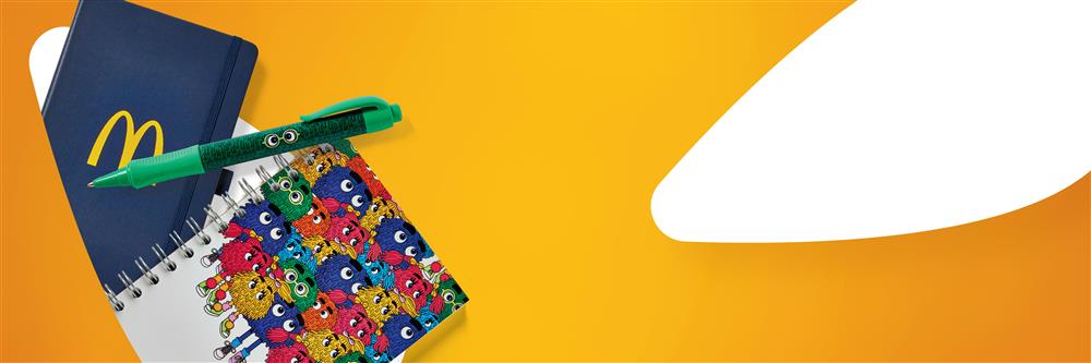 Pens & Notebooks - Smilemakers | McDonald's approved vendor for branded ...
